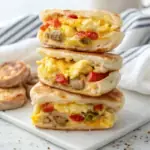 Easy Breakfast Stuffed English Muffins image1