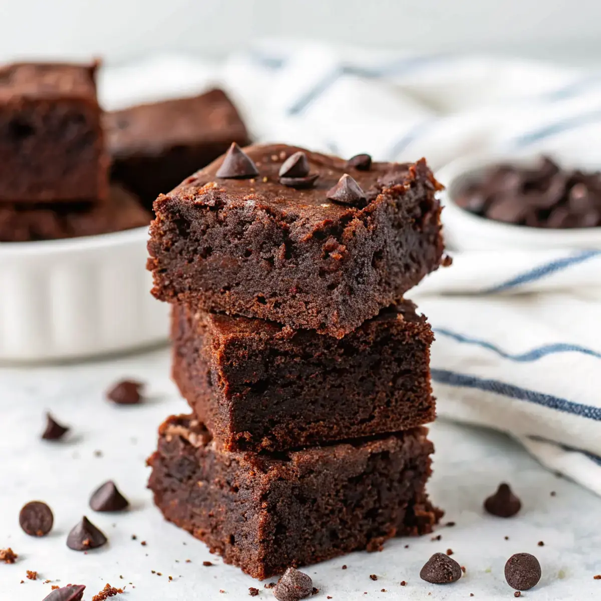 Flourless Peanut Butter Protein Brownies image1