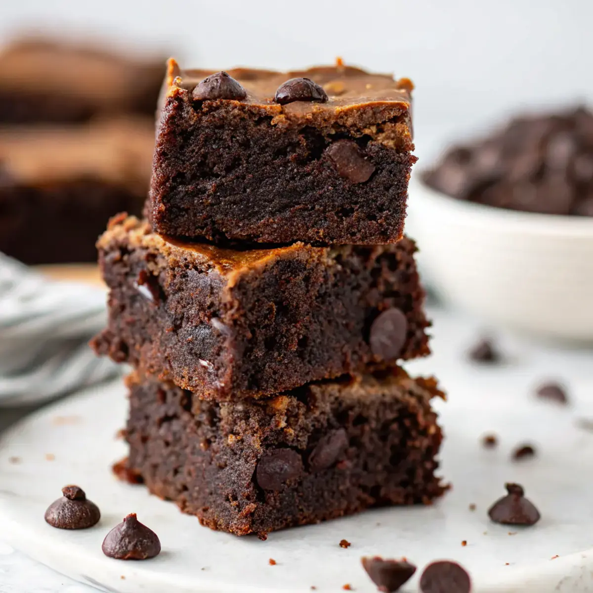 Flourless Peanut Butter Protein Brownies