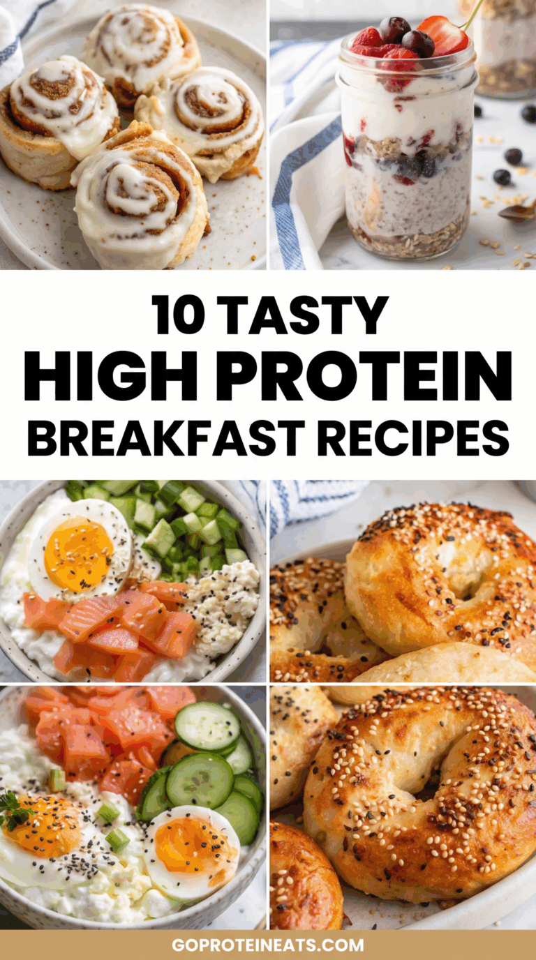 10 High Protein Breakfast Recipes