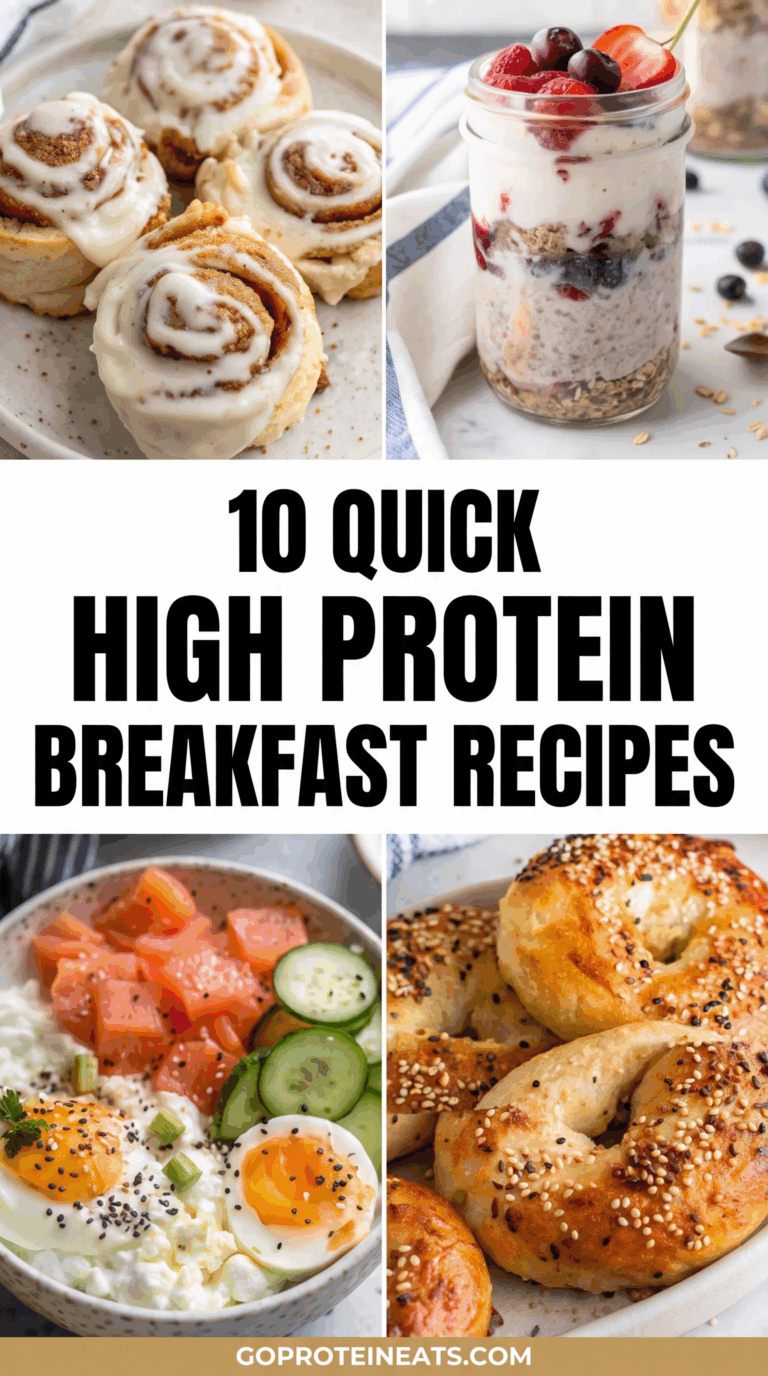 10 High Protein Breakfast Recipes That Keep You Full