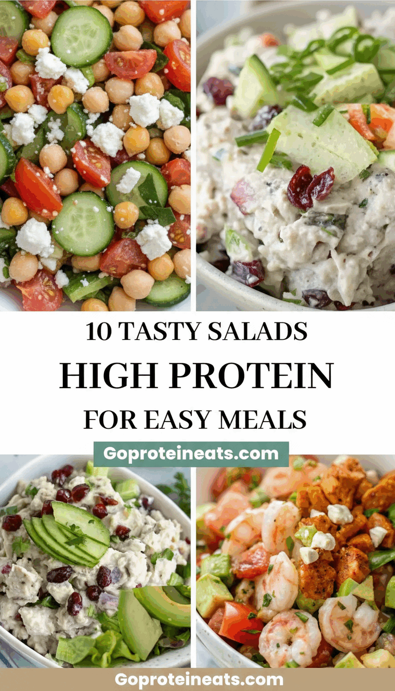 10 High Protein Salad Recipes for Easy Meals
