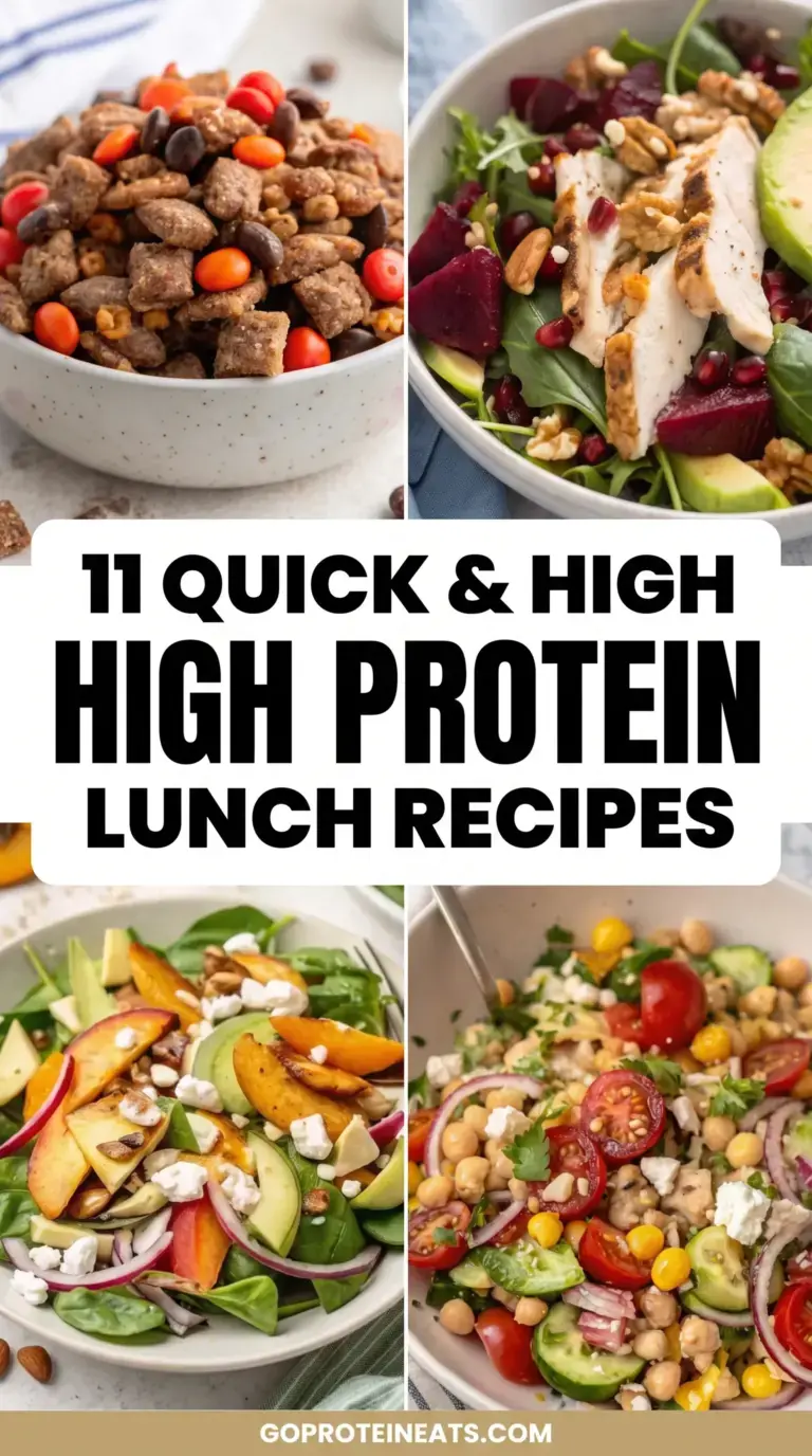 11 High Protein Lunch Recipes For Work