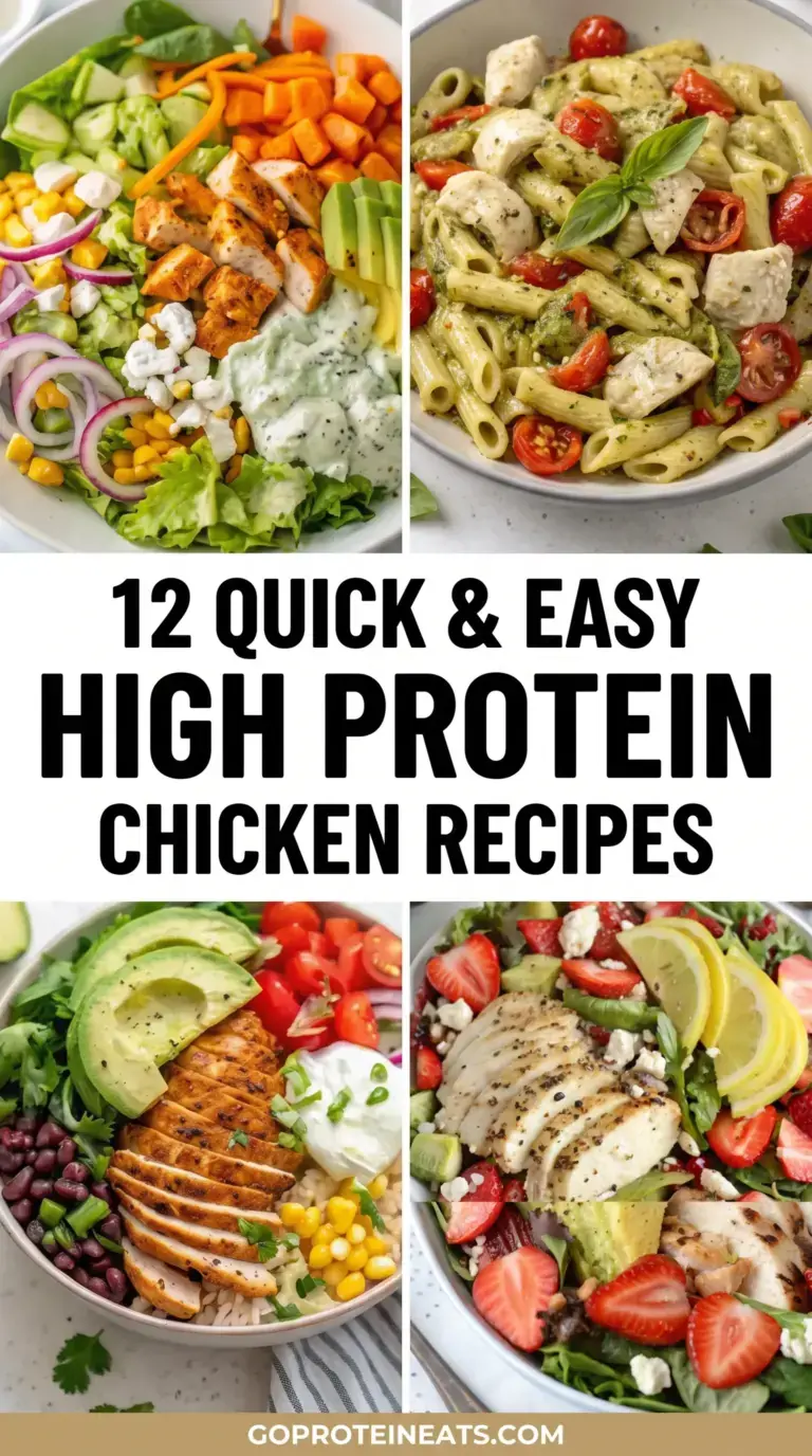 12 High Protein Chicken Recipes For Weeknights