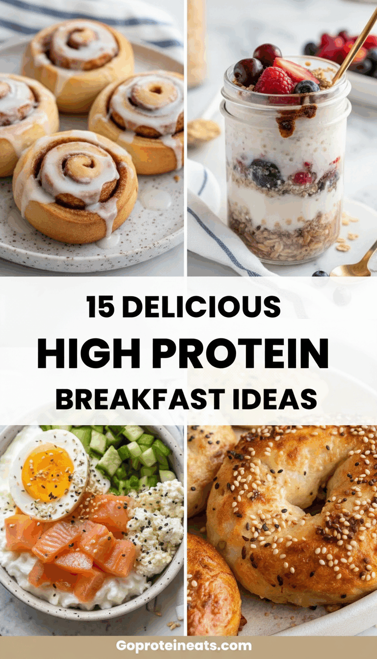 15 Easy High Protein Breakfast Ideas