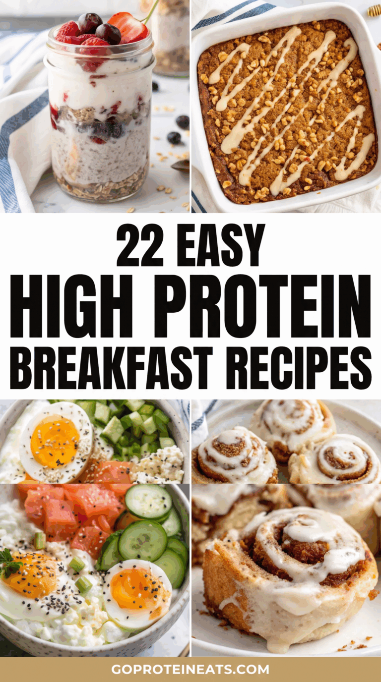 22 Easy High Protein Breakfast Recipes For Busy Mornings