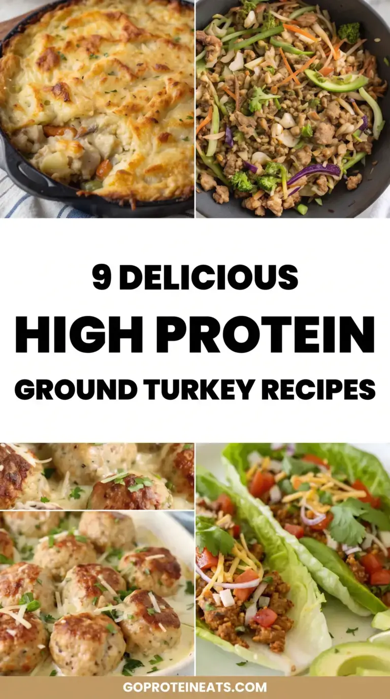 9 Ground Turkey Recipes High In Protein
