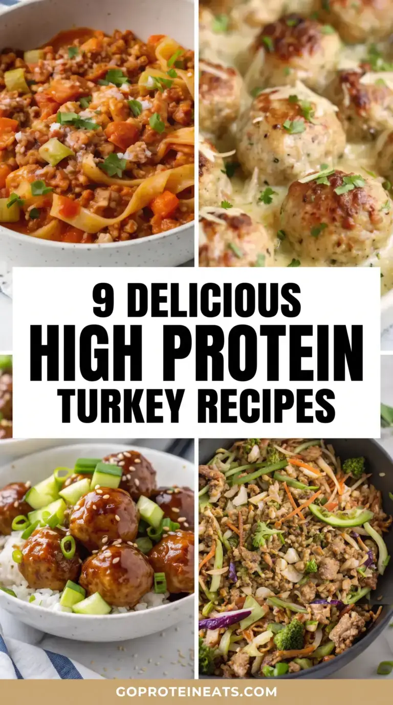 9 High Protein Turkey Recipes for Tasty Meals