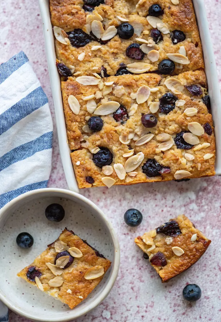 Blueberry Cottage Cheese Breakfast Bake image1