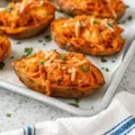 Buffalo Chicken Twice Baked Sweet Potatoes image1