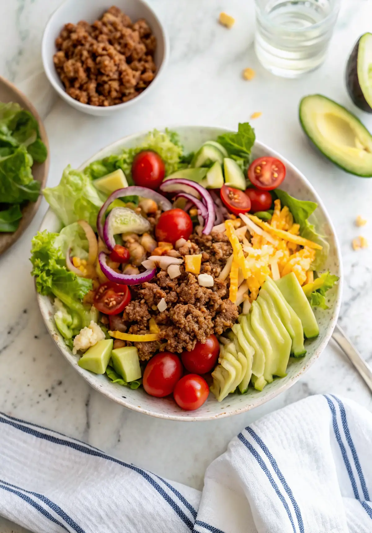 Cheeseburger Salad with Creamy Dressing image1