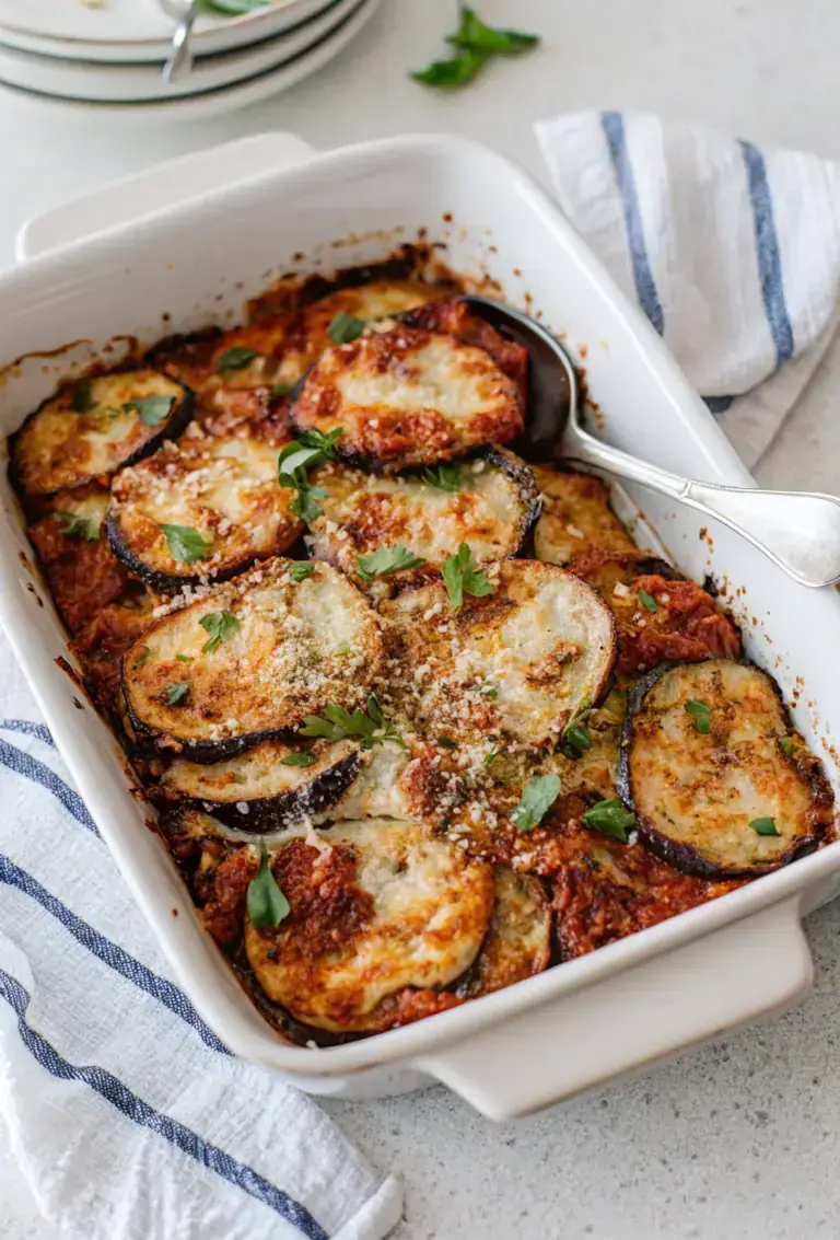 Cheesy Eggplant Casserole Bake image1