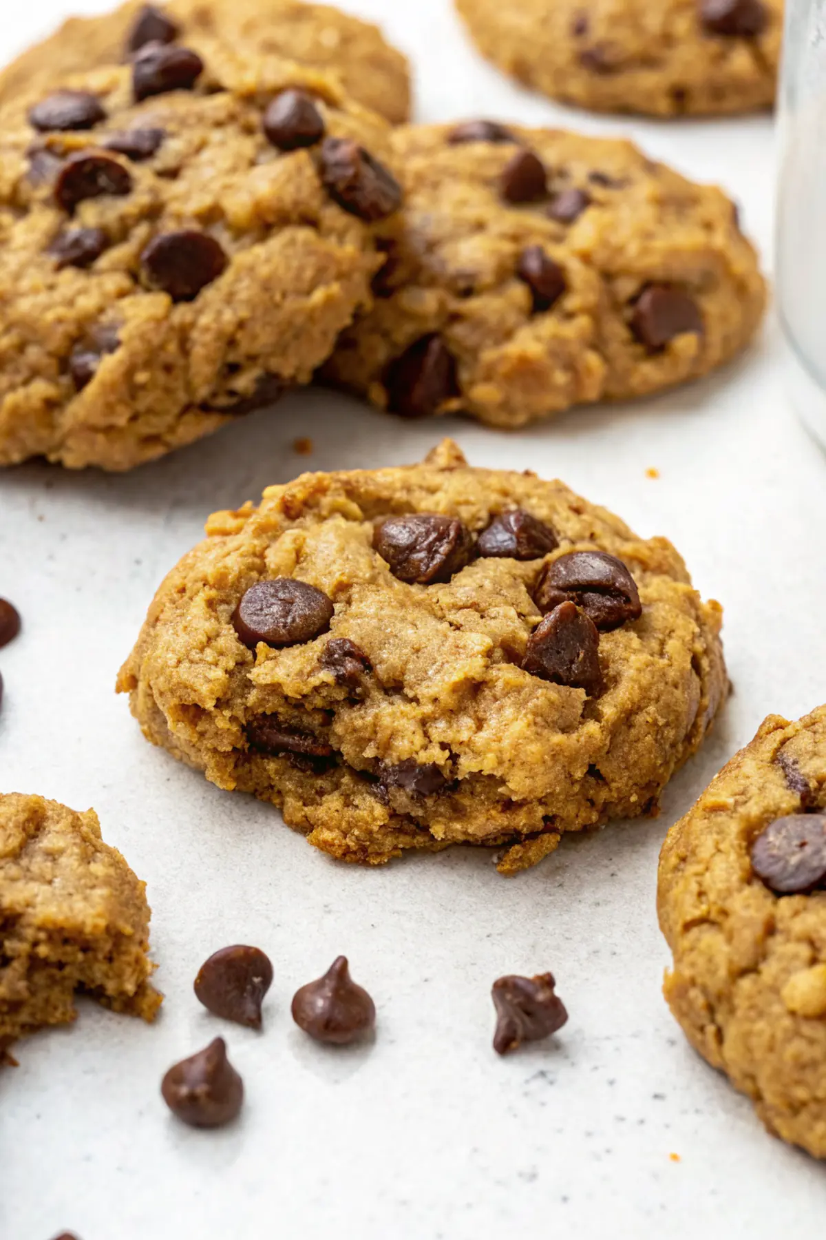 Chewy Peanut Butter Chocolate Chip Cookies