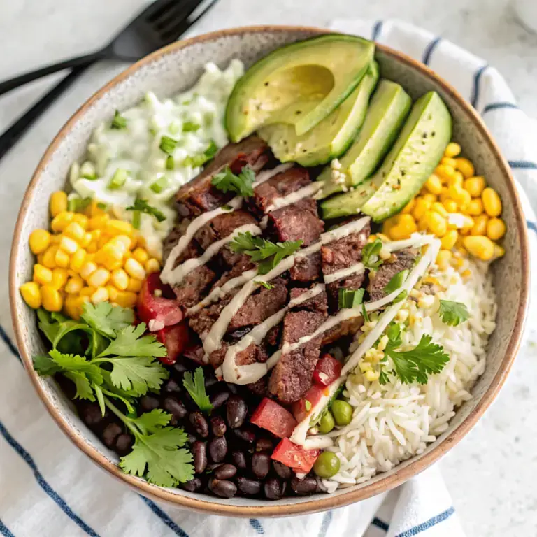 Cilantro Lime Steak Bowls Recipe image1