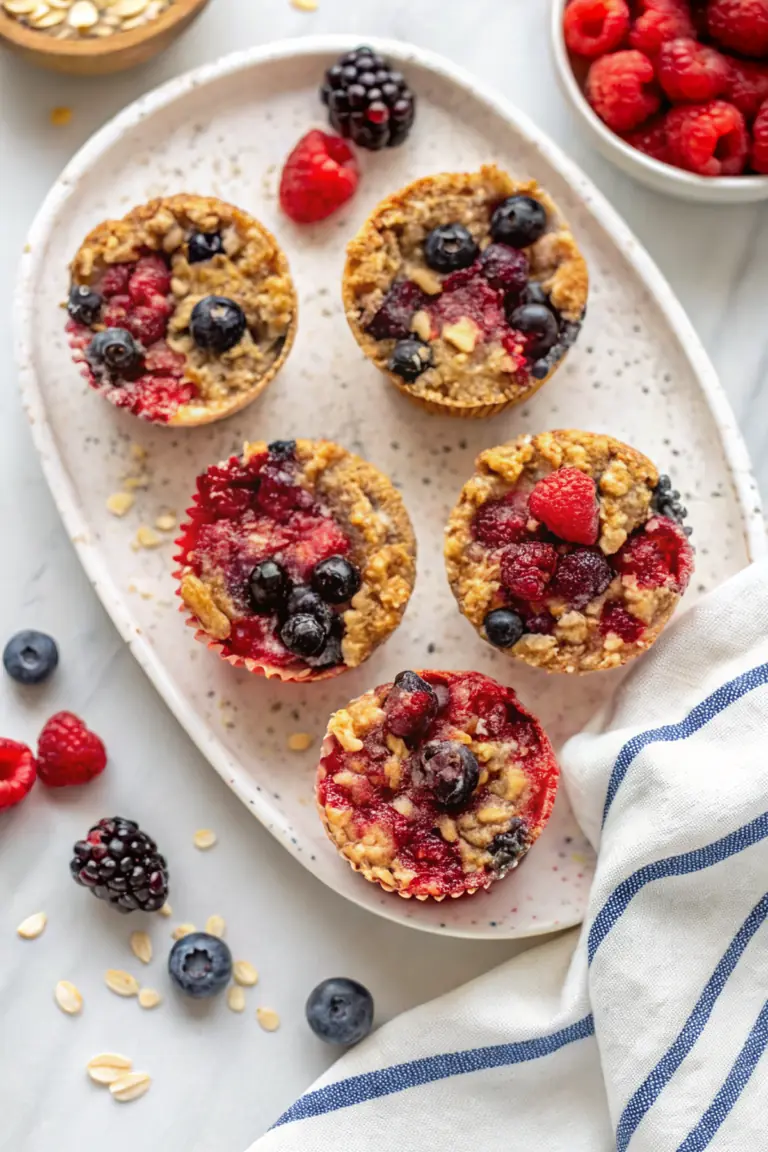 Cottage Cheese Baked Oatmeal Cups image1