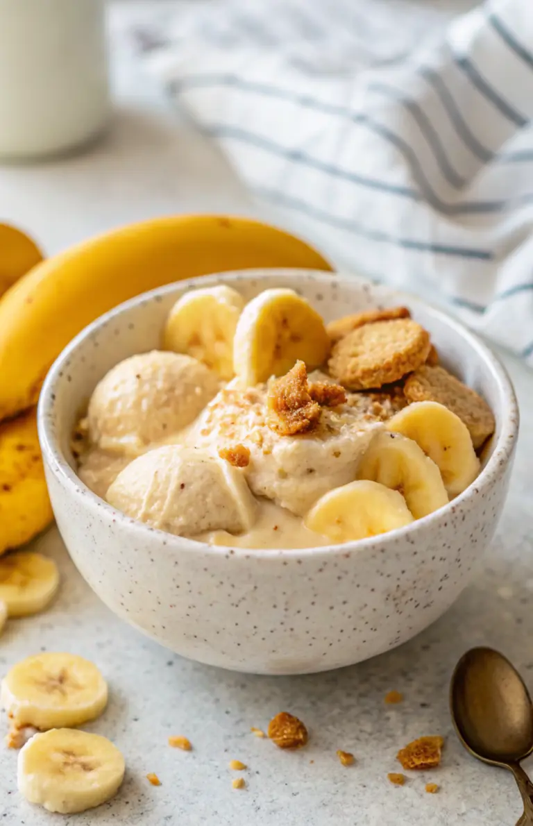 Creamy Banana Pudding Ninja Creami image1