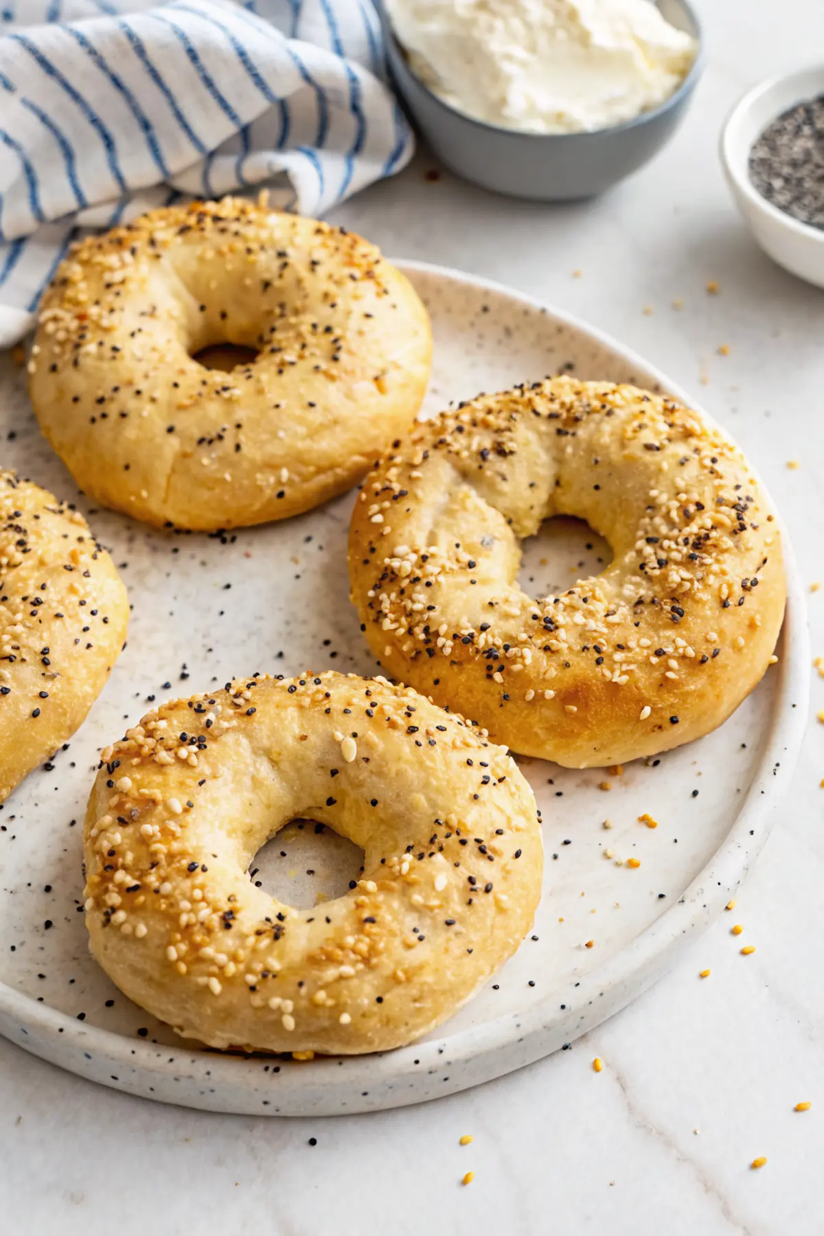 Creamy Cottage Cheese Bagels Recipe image1