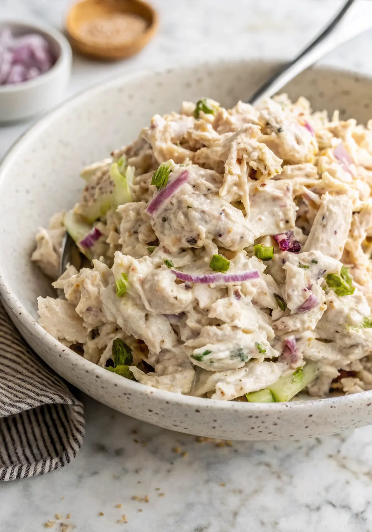 Creamy Cottage Cheese Chicken Salad