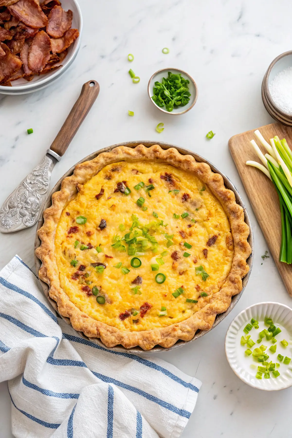 Creamy Cottage Cheese Quiche image1
