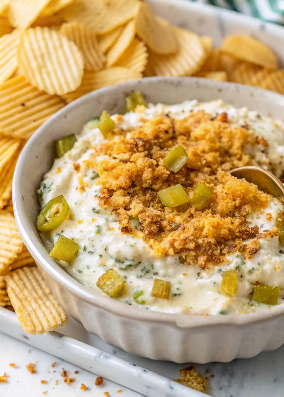 Creamy Fried Pickle Dip