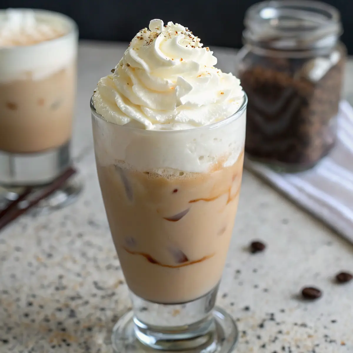 Creamy Iced White Chocolate Mocha