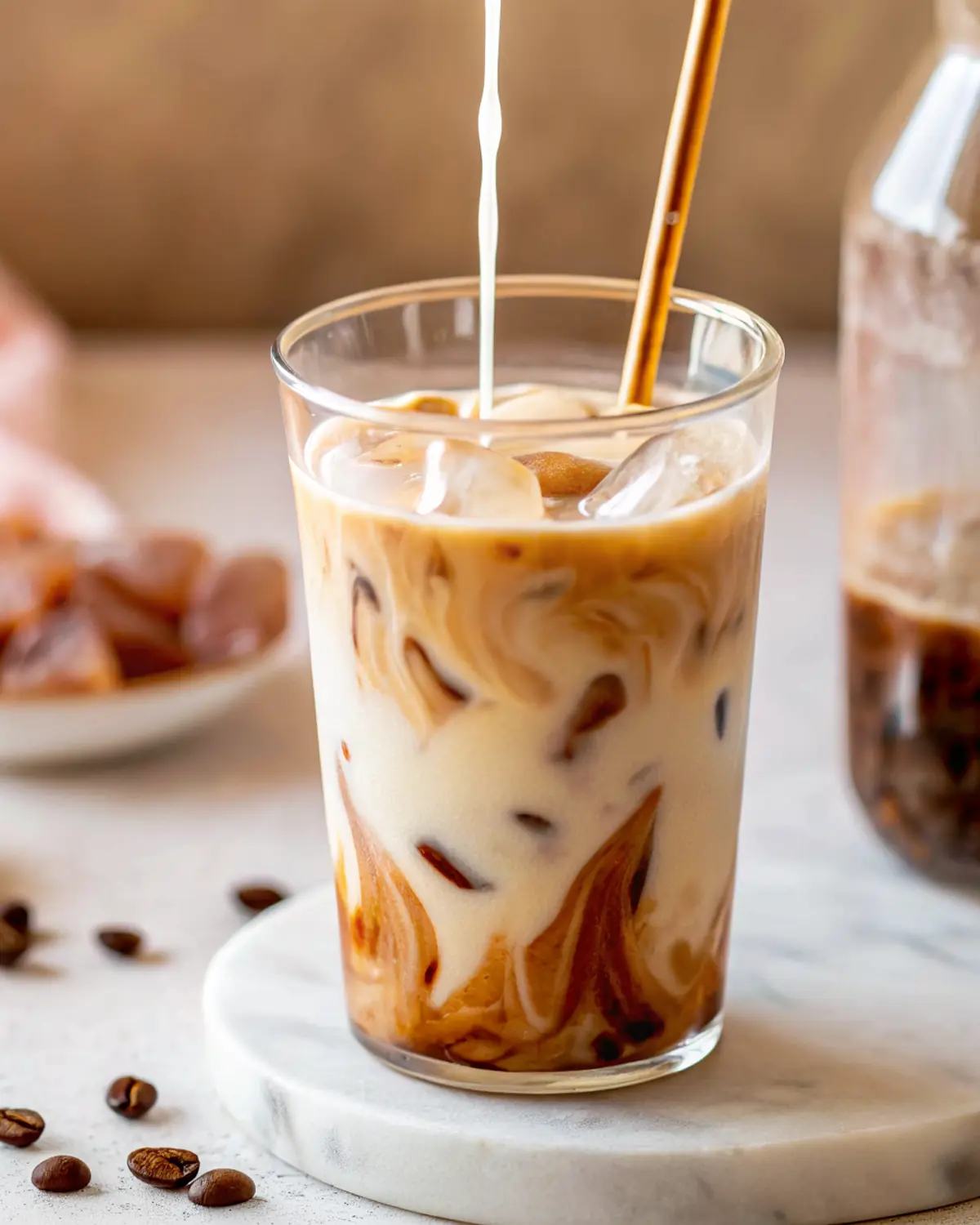 Creamy Vanilla Iced Coffee Recipe