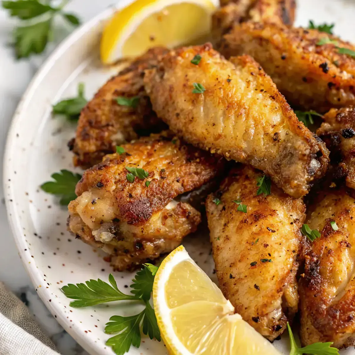 Crispy Air Fryer Lemon Pepper Wings