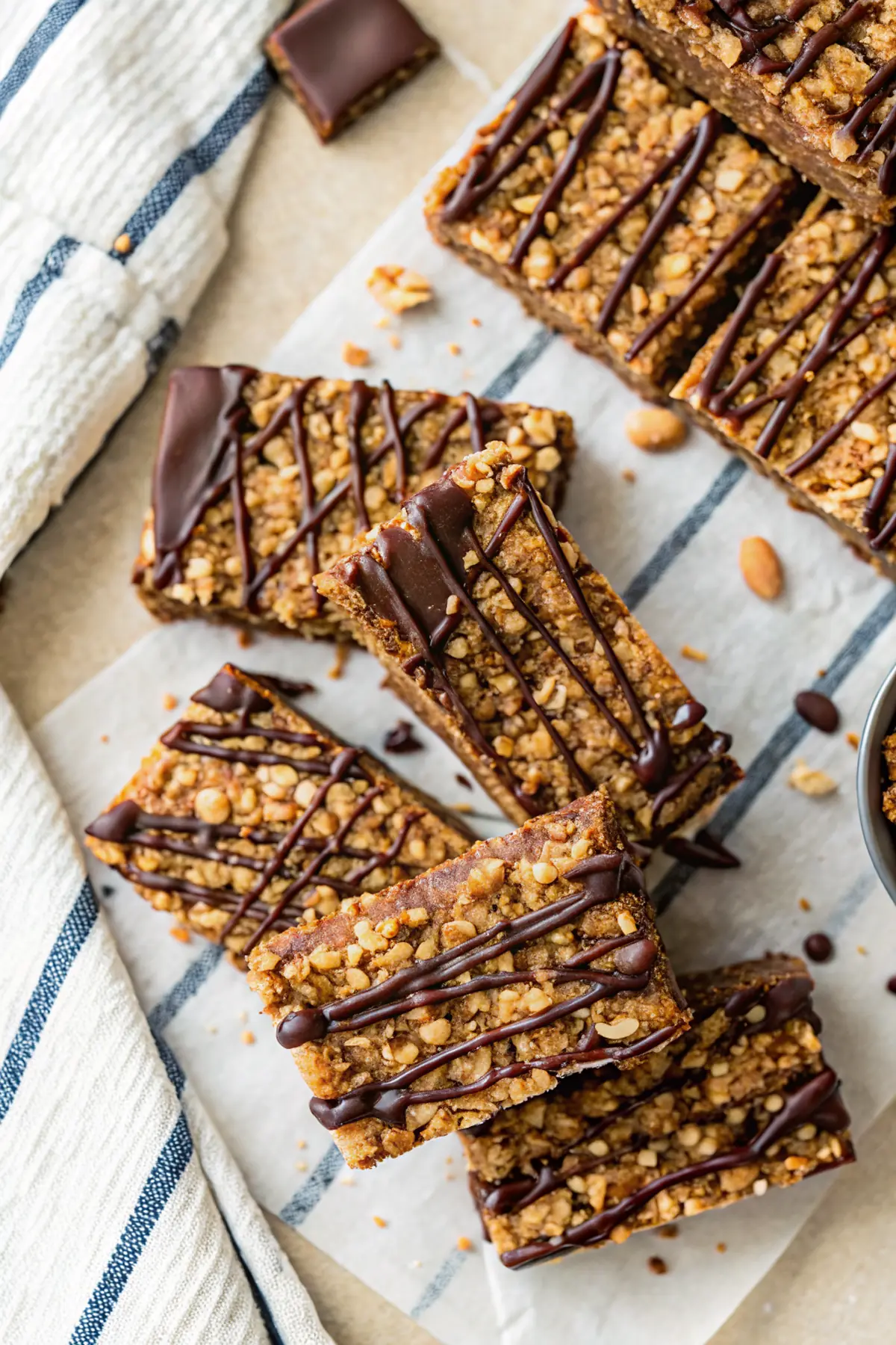 Crunchy No Bake Protein Bars image1