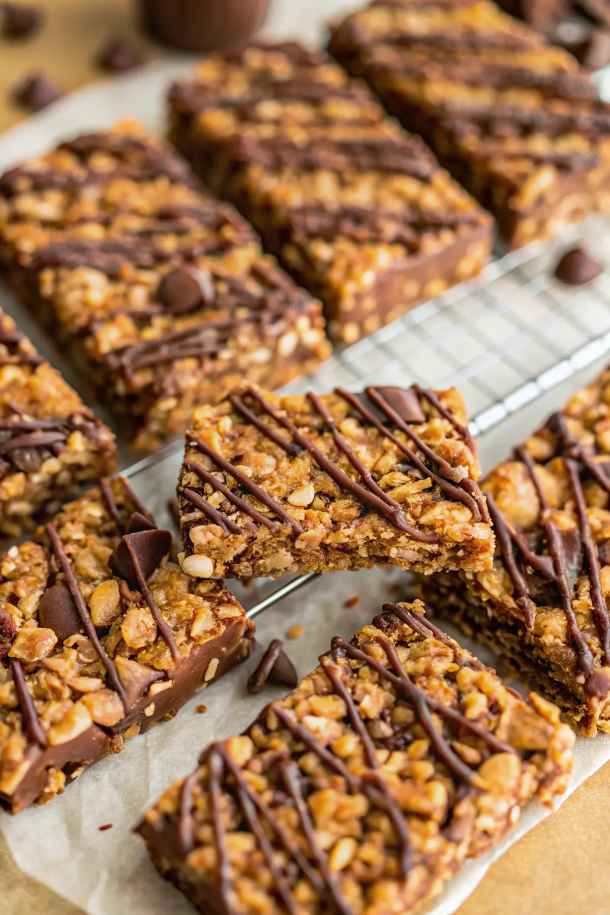 Crunchy No Bake Protein Bars