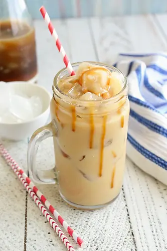 Delish Iced Salted Caramel Latte image1