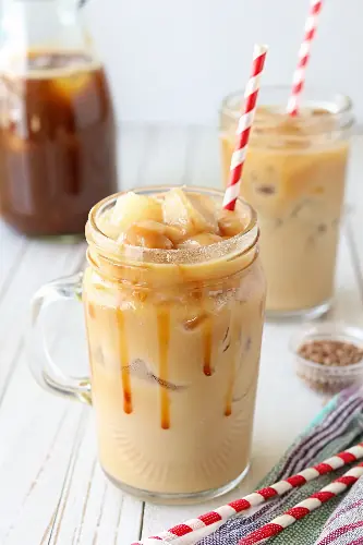 Delish Iced Salted Caramel Latte image2