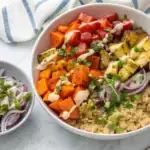 Delish Roasted Veggie Quinoa Bowl image1
