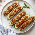 Easy 5 Ingredient Turkey Zucchini Boats image1