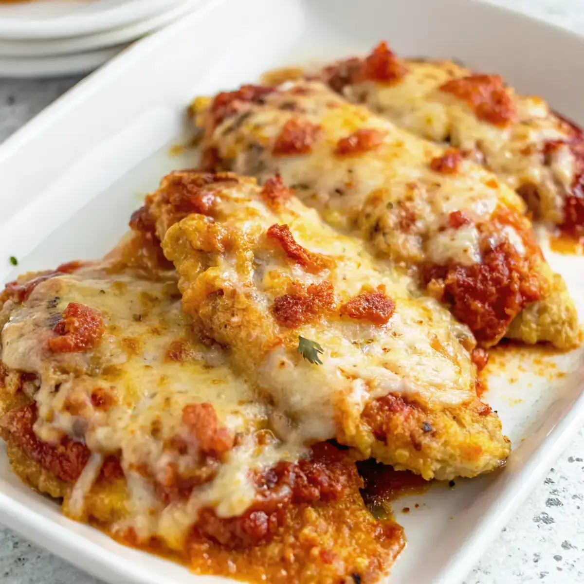 Easy Baked Chicken Parmesan Delight