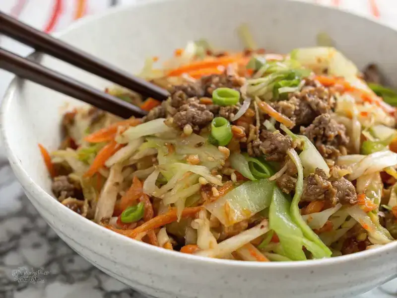 Easy Beef and Cabbage Stir Fry