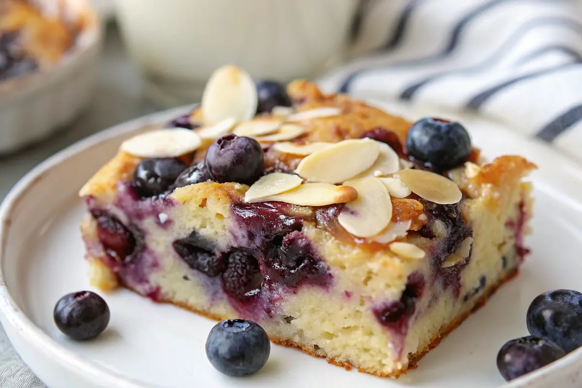Easy Blueberry Cottage Cheese Bake