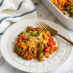 Easy Cheesy Stuffed Pepper Casserole image1