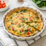 Easy Cheesy Tortilla Quiche image1