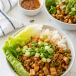 Easy Chicken Lettuce Wrap Bowls image1