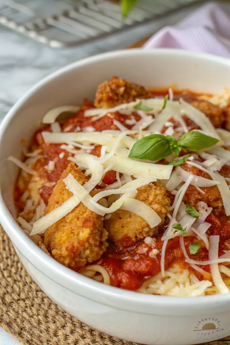 Easy Chicken Parmesan Bowl