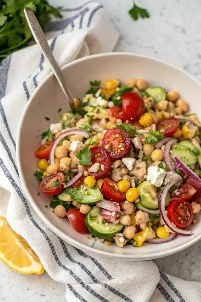 Easy Chickpea Tuna Salad Recipe image1