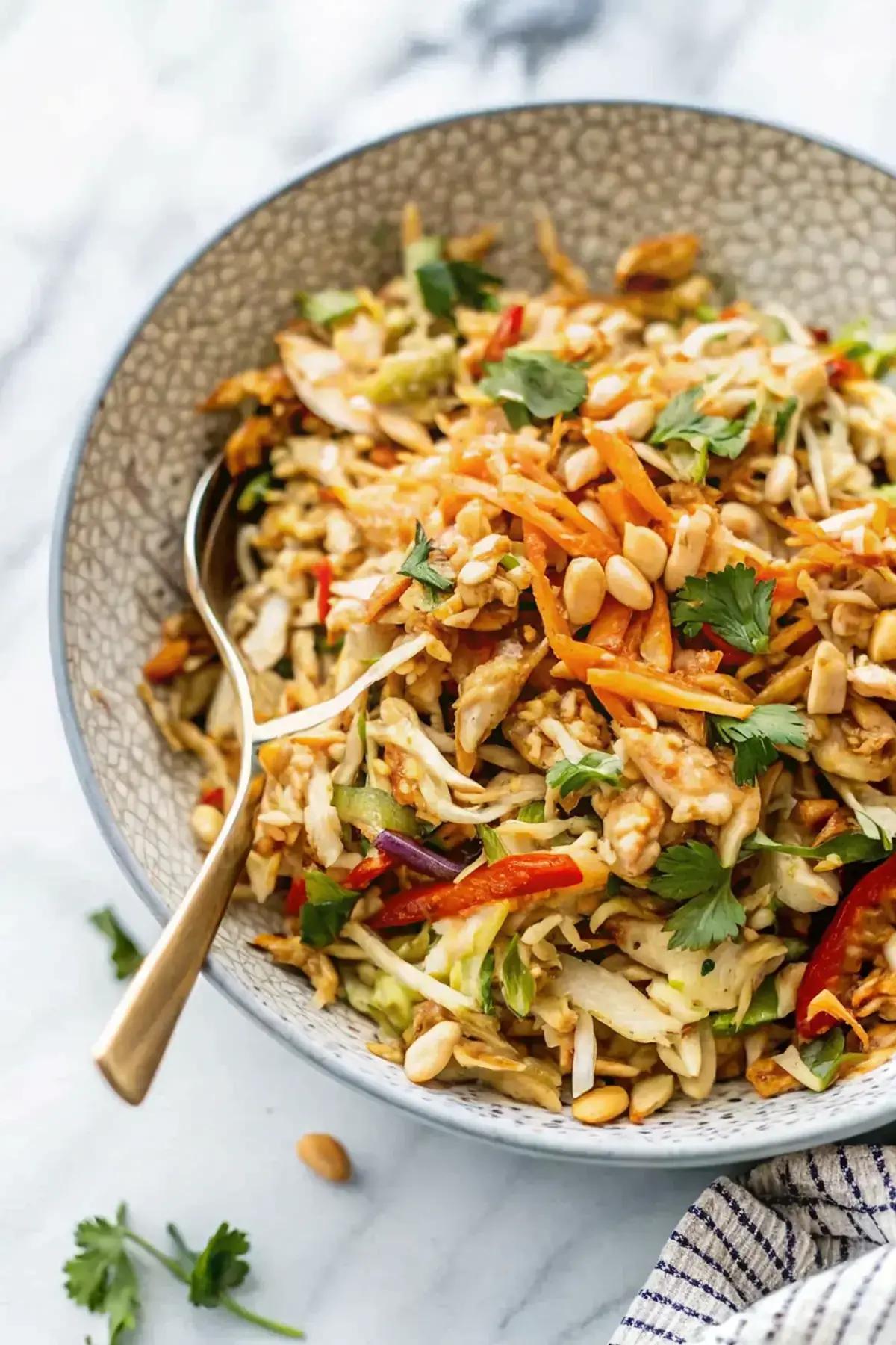 Easy Chopped Thai Chicken Salad