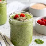 Easy Creamy Matcha Chia Pudding image1
