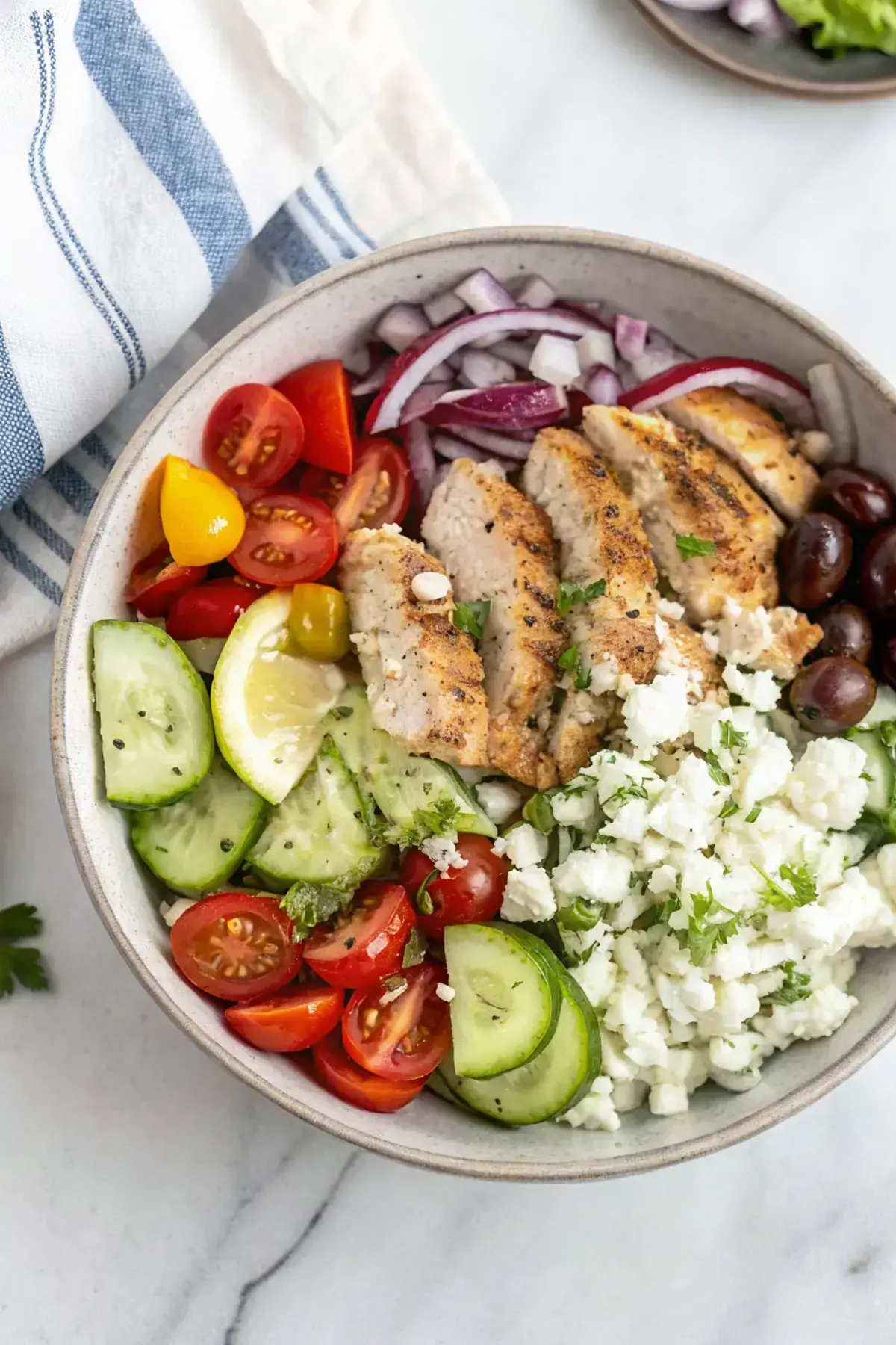 Easy Greek Chicken Bowls image1