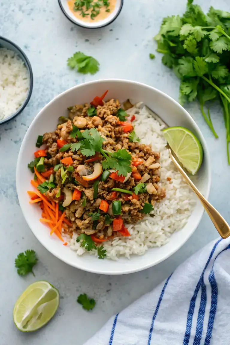 Easy Ground Turkey Rice Bowls image1