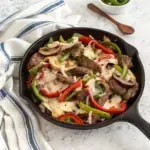 Easy Healthy Philly Cheesesteak Skillet image1