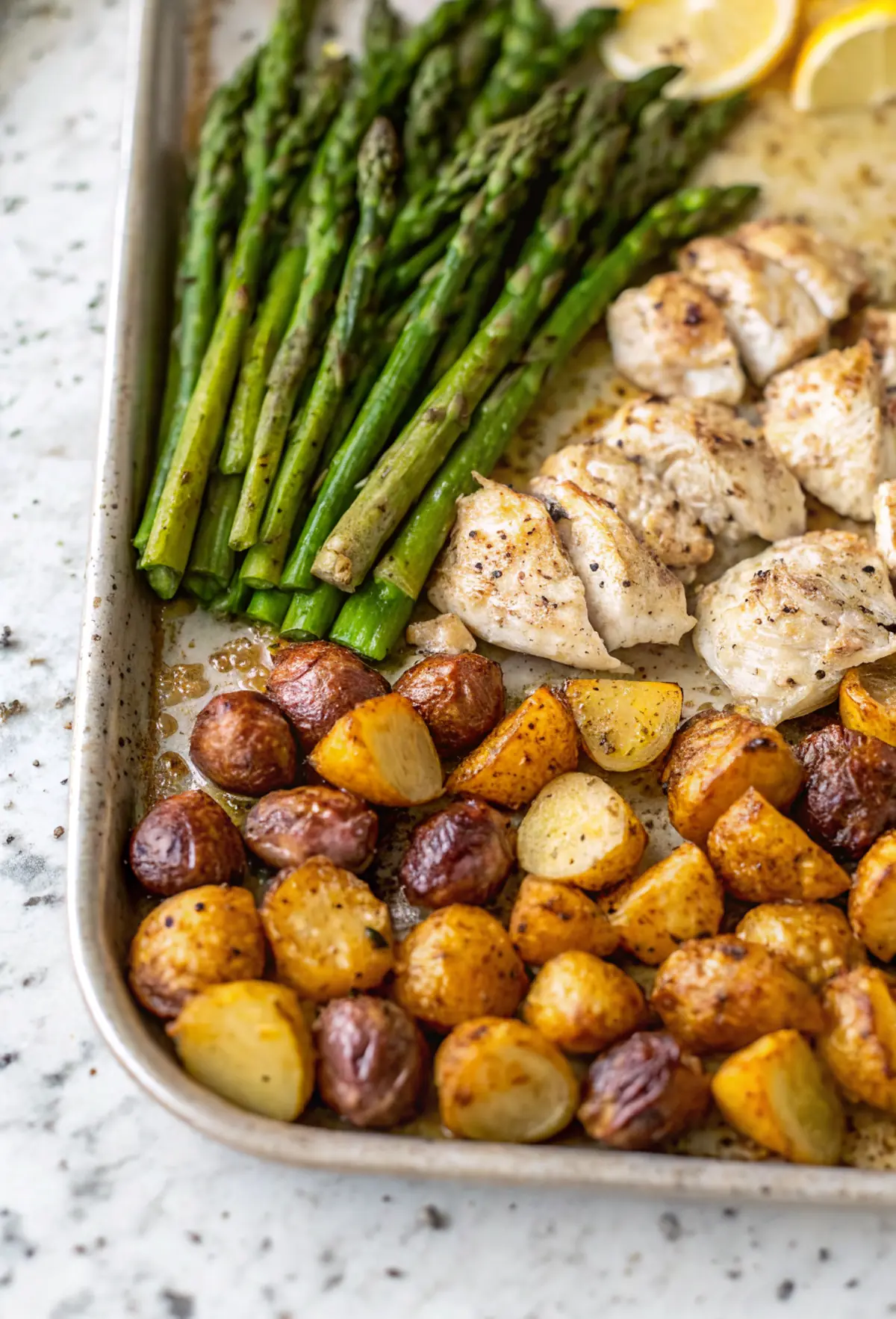 Easy Lemon Garlic Chicken Dinner