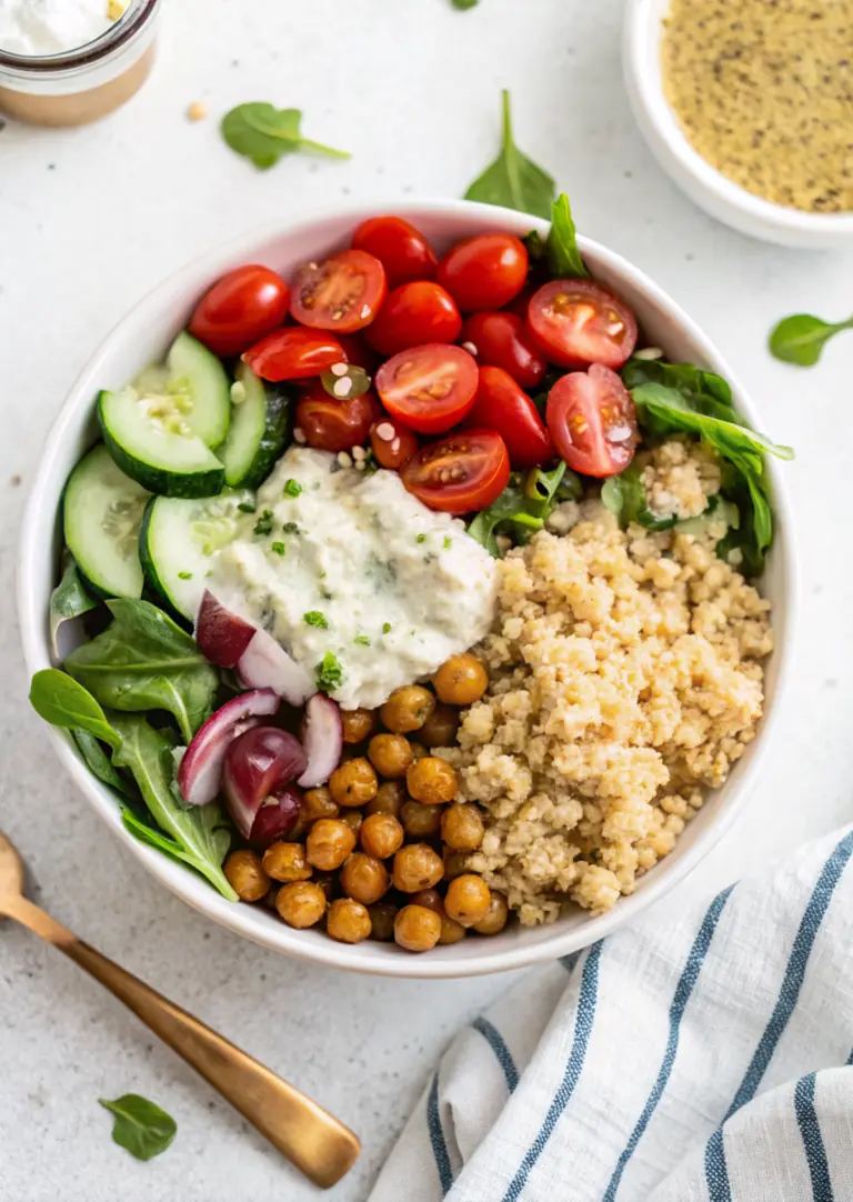 Easy Mediterranean Quinoa Bowl Recipe image1
