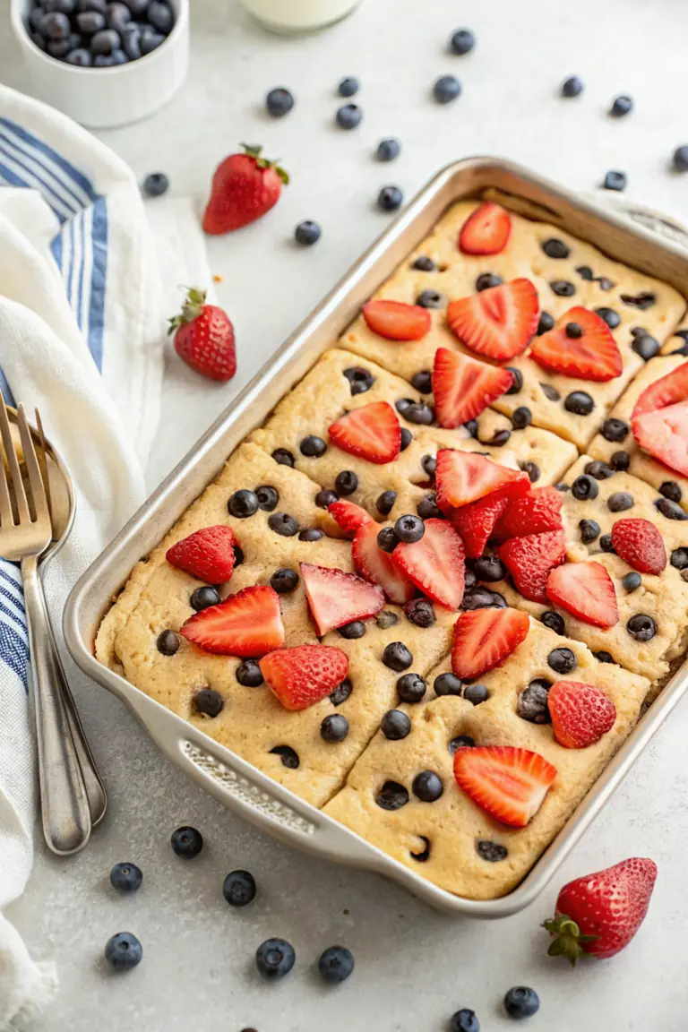 Easy Sheet Pan Pancakes Recipe image1