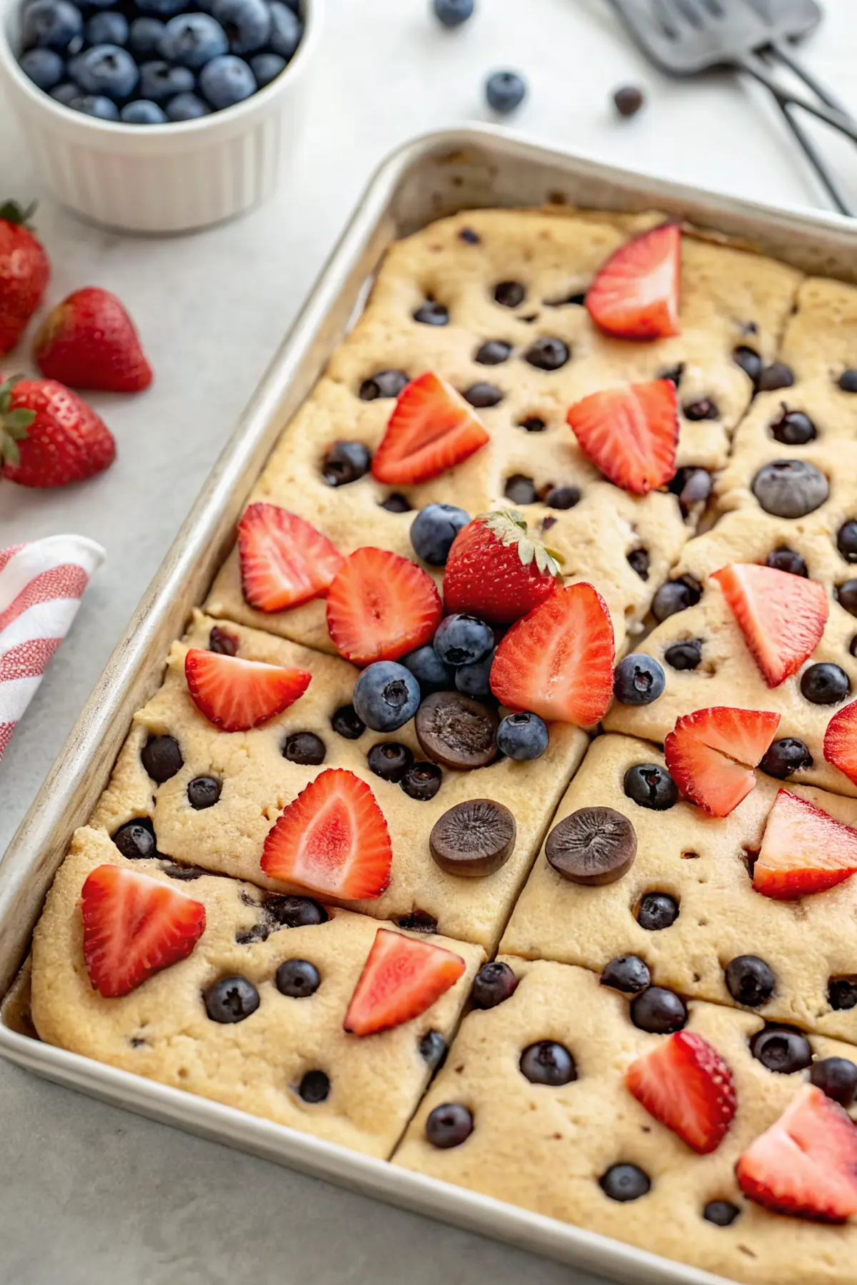 Easy Sheet Pan Pancakes Recipe